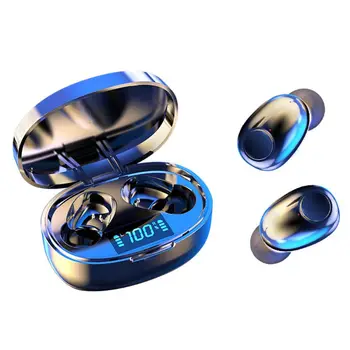Bluetooth 5.0 Brezžične Slušalke TWS Mini Slušalka Stereo Bas Power LED Zaslon šumov Nepremočljiva Šport Slušalka V Uho