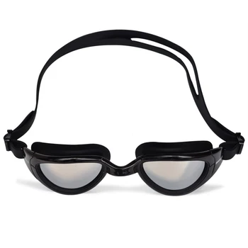 Plavalna očala Strokovno PC Anti-Fog UV Zaščito, Vodotesno silikonsko odrasle, Plavanje Očala za moške, ženske Očala