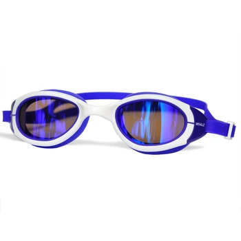 Plavalna očala Strokovno PC Anti-Fog UV Zaščito, Vodotesno silikonsko odrasle, Plavanje Očala za moške, ženske Očala