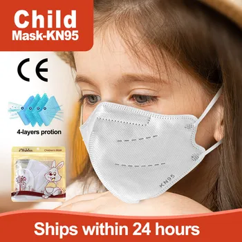 Masques Enfant Mascarillas ffp2 kn95 Otrok Masko 6-9 Let Stara Dekleta, Fantje Respirator za enkratno uporabo Zaščitna Usta Maske Mondkapjes
