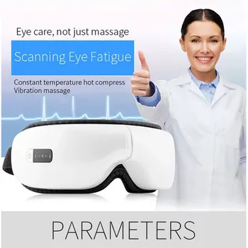 Smart Vibracije Oči Massager Električni Bluetooth Za Nego Oči Sprostitev Instrument Vroče Stiskanje Terapija Masaža Očala
