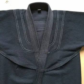 Strokovno Brazilski Jiu Jitsu Judo Gi Enotno BJJ GI Usposabljanje za Konkurenco Otrok, Odraslih Odbor Jiu-Jitsu Oblačila črno Modra