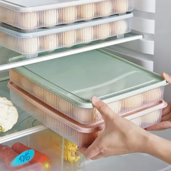 Prenosni s pokrovom jajce škatla za shranjevanje 24 mrežo kuhinja hladilnik za shranjevanje hrane polje plastični jajce jajce pladenj jajce polje LB909112