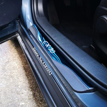 Vrata Avtomobila Polico Kritje Trim Iz Nerjavečega Jekla Izvažajo Pedal Protector Za Mazda Cx-30 Cx30 Cx 30 2019 2020 2021 Styling Dodatki