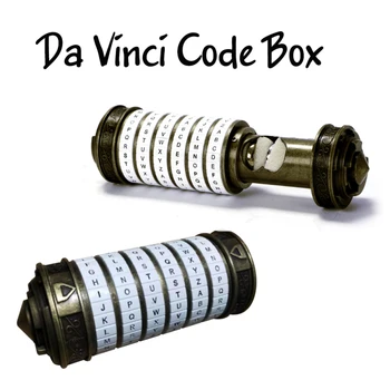 Ustvarjalne Davinci Pismo Password Lock Valentine Gift Da Vinci Intelektualne Slog Kodo Za Zaklepanje Ustvarjalne Osebnih Retro Darilo Za Rojstni Dan