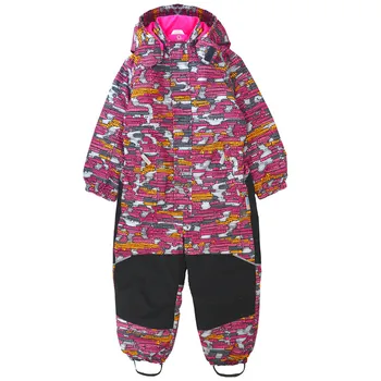 Otroške zimske prostem jumpsuit smučarsko obleko veter sneg in vodo plus žamet smučarskih jumpsuit