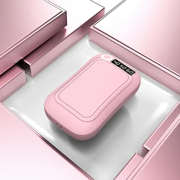 Ročno Toplejše Grelec Mini Powerbank 10000mAh Prenosni Polnilec Za iPhone 11 Samsung Xiaomi Moči Banke Toplejše Zime Poverbank