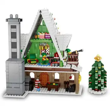 NA ZALOGI Zimske vasi Elf Klub Hiša Ustvarjalnih Božič gradniki Božič sani jelenov Otrok Igrača Darilo