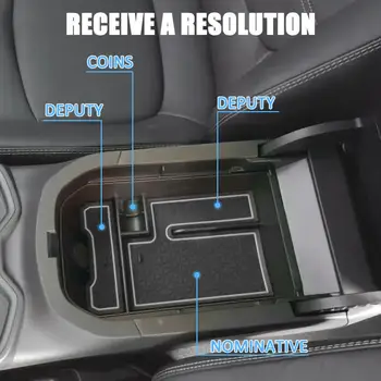 Avto Center Konzole Armrest Škatla za Shranjevanje Organizator Pladenj Za Toyota RAV4 2019 2020