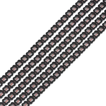 7*7mm Black Hematit kroglice Ne Magnetni Cvet Votle Oblike iz pribor kroglice Naravni Kamen za DIY Nakit zapestnica, zaradi Česar