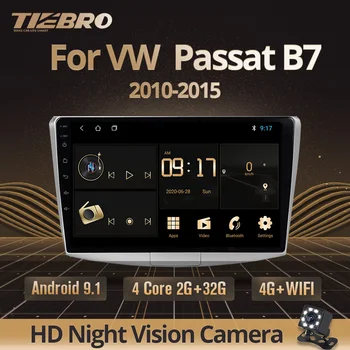 TIEBRO 2Din Android 9.0 avtoradio, Predvajalnik Za VW Volkswagen Passat B7 B6/Magotan 2010-Autoradio Radio, Predvajalnik DVD-jev