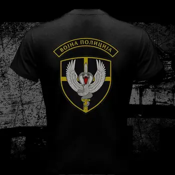 Cobra Srbija Posebne Sile Proti Teroristična Vojska Enota Black Moške 3D Majica s kratkimi rokavi za Vroče 2019 Človek Oblačila Moda Casual Moški Tees