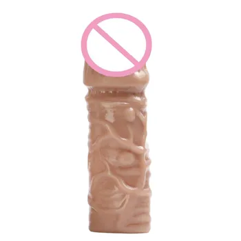 Realno Kondom Večkratno Uporabo Penis Rokav Širitve Kondomi Moški Petelin Extender Dildo Ojačevalec Intimno Blaga Spolnih Igrač Za Moške