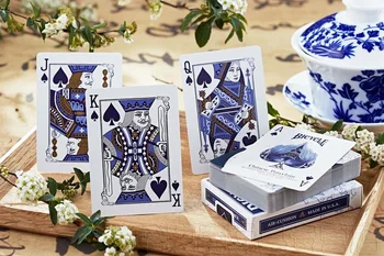 Izposoja Opera Igralne Karte Porcelana Krova Kitajski Element Poker Magic Kartic Čarobno Rekviziti čarovniških Trikov za Strokovno Čarovnik