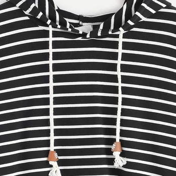 ZOGAA 2020 Moda za Ženske, Dame Hoodies Trak Natisnjena Sweatshirts Priložnostne Bombaž Ulične Svoboden Plus Velikost Womens Hooded Suknjič