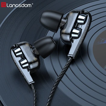 Langsdom Slušalke Športne Slušalke 3.5 mm za Huawei xiaomi Gaming Slušalke Super Bass z Mic Stereo Hi-fi Čepkov fone de ouvido