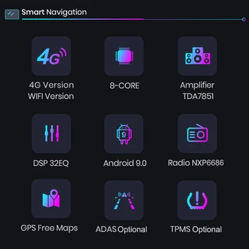 ONKAR Avto Android GPS Radio Za Renault Arkana 2019 Avto Multimedijski Predvajalnik Videa Android 9.0 Vodja Enote Okvir Vrat USB BT 5.0