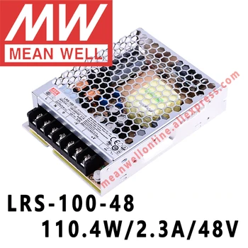 Pomeni Tudi LRS-100-48 meanwell 48VDC/2.3/110W En Izhod Stikalni napajalnik spletne trgovine