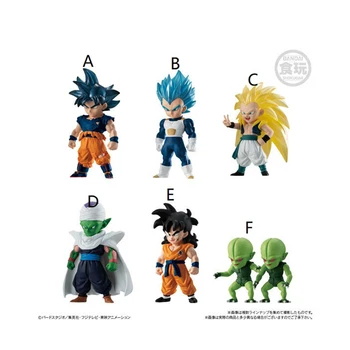 6 cm BANDAI Dragon Ball ADVERGE11 Super Saiyan Piccolo Gotenks Sina Vegeta IV Dejanje PVC Zbirka Model Igrača Anime Sliki