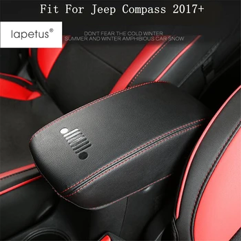 Lapetus Primerna Oprema Za Jeep Compass 2017 - 2020 Sredinski Konzoli Sedež Armrest Polje Varstvo Pad Modeliranje Zajema Komplet Trim