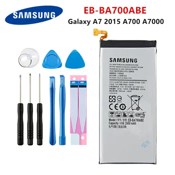 Originalni SAMSUNG EB-BA700ABE 2600mAh Baterija Za Samsung Galaxy A7 A700FD SM-A700 A700L A700F/H/S/K/YD A7000 A7009 +Orodja
