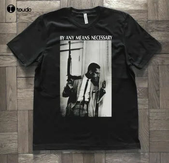 Malcolm X T-shirt Najboljše Darilo S-5XL VROČE Majica Črna