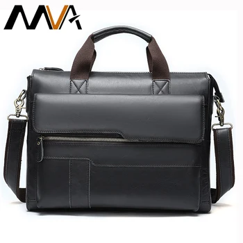 MVA moške aktovko Pravega Usnja laptop torba moška usnjena torba pisarna torbe za moške prenosnem kovčku odvetnik moške torbe 8615