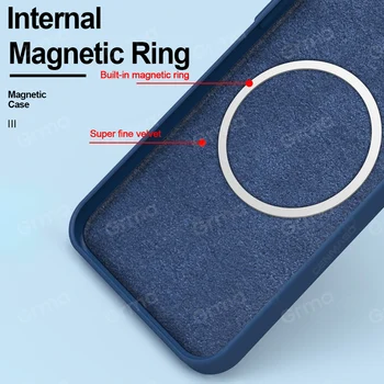 Rumaka Prvotnih 12 Mehko Tekoče Silikonsko Ohišje Za IPhone 12 Pro MAx 12 Mini Magnetni Primeru Usnjene Denarnice Nosilec Za Žep Reže Za Kartice