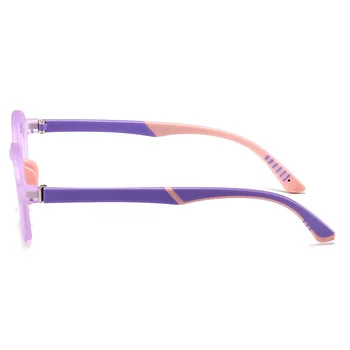 Otroška Očala Prilagodljiv Otrok TR90 Navaden Očal Okvir Optičnega Recept Očala Oblikovan Baby Dekleta Fantje Roza Rou