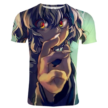 Hunter x Hunter Tshirt Anime Stilu Moški Ženske Priložnostne 3D Tiskanih Ulične Cosplay T-shirt Trendy Hip Hop T shirt Unisex Tees Vrh