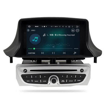 IPS Zaslon Android 10.0 avtoradio, Predvajalnik DVD-jev Multimedijski Predvajalnik Za Renault Megane 3 Fluence 2009-WIFI Videa, GPS Navigacijo