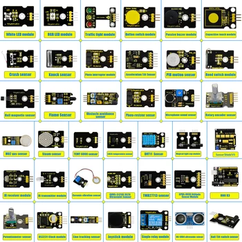 2020 NOVO!Keyestudio Nov Senzor Starter V2.0 Kit 37 1 Polje za Arduino UNO Starter Kit