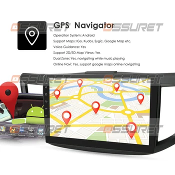 2DIN Android Avto Radio, GPS Igralec za Honda CRV 2012 2013 Večpredstavnostna DVR Navigacija Multimedia 10.1 Palčni Zaslon na Dotik