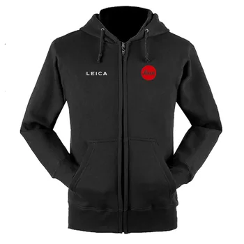 Leica logotip zadrgo sweatshirts plašč po meri 4S trgovina zadrgo hoodie jakna
