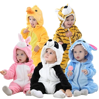Otroške igralne obleke Panda Novorojenčka Oblačila Baby Dekleta Fantje Romper Dojenčka Oblačila Pozimi Jumpsuit Malčka Otroka, Določa Šiv Pižami