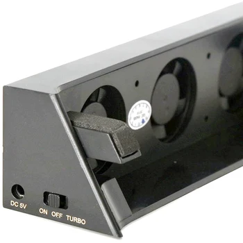 Za Konzolo PS4 Hladilnik,Hladilni Ventilator Za PS4 USB External3-Fan Super Turbo Nadzor Temperature Za Konzole Playstation 4