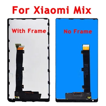 Novi Testirani Za Xiaomi Mi Mix LCD-Zaslon, Zaslon na Dotik, Računalnike Montaža Z Okvirjem Za Xiaomi Mi MIX 2 LCD Nadomestni Deli