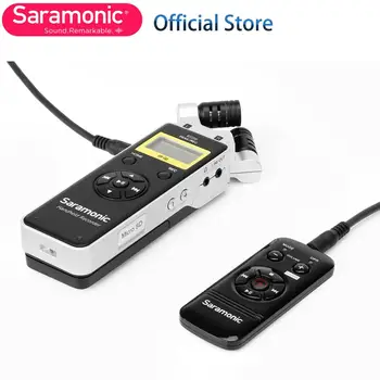 Saramonic SR-Q2 Ročni Stereo Audio (Stereo zvok Snemalnik z vgrajenim Stereo X/Y Mikrofon & LCD-Zaslon za Video, Filmmaking, Podcast