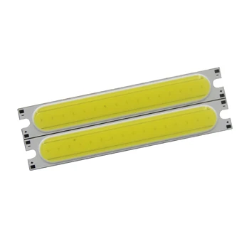 10pcs 5pcs 3v 3,7 v 76mm 4w diode led cob Strip bar vir svetlobe delo lučka DIY Kolo kolo svetlobe Bela cob led žarnice cevi