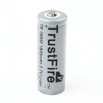 High power 2pcs/veliko trustfire18500 3,7 v 1800mah polnilna litijeva baterija za led svetilka