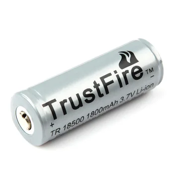 High power 2pcs/veliko trustfire18500 3,7 v 1800mah polnilna litijeva baterija za led svetilka