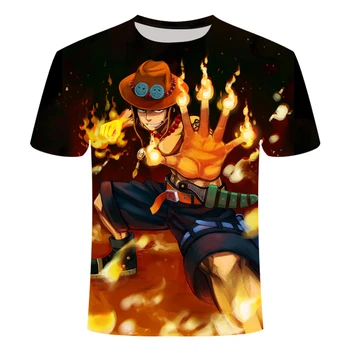 2019New blagovne Znamke 3D Tiskanja Risank Anime T shirt Dargon Žogo Pokemon/En Kos/Naruto/En Udarec Človek Prosti čas T-shirt Oblačila