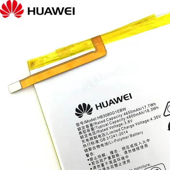 Huawei Prvotne 4800mA HB3080G1EBW Tablet Baterija Za Huawei Honor S8-701u Čast S8-701W Mediapad M1+Številko za Sledenje