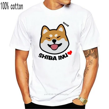 Doge Shiba Inu Pes Hišnih Kuža Ljubek Moški Ženske Bombaž Priložnostne T-shirt Tee Cosplay Bombaža Za Človeka Majice