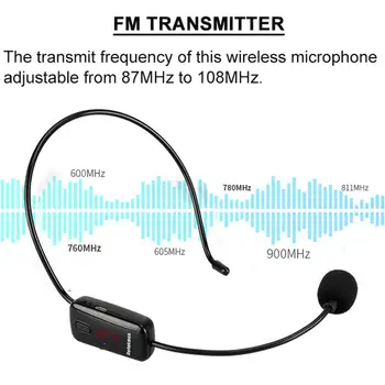 RETEKESS TR503 Brezžični Mikrofon Kondenzatorski Slušalke Megafon Radijski Mikrofon FM 87-108MHz Za Zvočnik Poučevanja Srečanje Vodnik