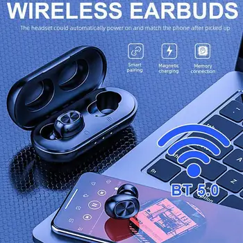 Lutiore Brezžične Bluetooth Slušalke 5.0 Touch Kontrole TWS Bluetooth Čepkov Nepremočljiva Večerji Bas 9D Stereo Glasbe Glavo