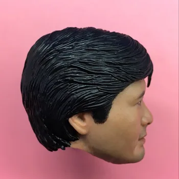 1/6 Obsega Chow Yun Fat Head Carving Junaško Barve Ponija Glavo Skulptura Moška Različica Modela Kratke Lase Headplay za 12