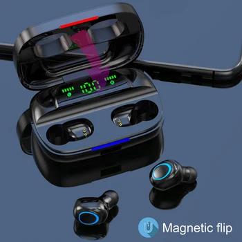 S11 TWS 3500mAh Moči Banke Slušalke LED Bluetooth 5.0 Slušalke Slušalke Brezžične HI-fi Stereo Čepkov Gaming Slušalke Z Mikrofonom