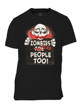 Mens Zombiji So Bili Ljudje Preveč Kratki Rokav T-Shirt