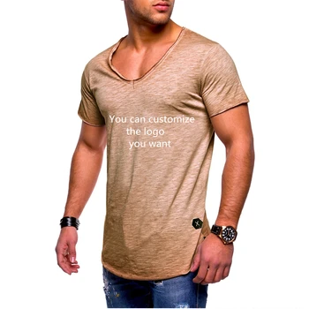 Novo v letu 2020 Poletje moška T-Shirt Visoko Kakovostnega Bombaža Moške kratek rokav Moda Priložnostne barva Kratek rokav Proti-vrat T-Shirt
